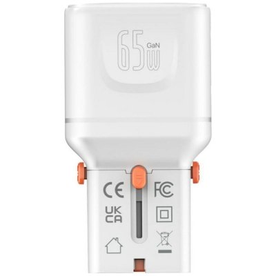 4smarts Ładowarka podróżna World Travel 65W USB-C + USB-A Biała