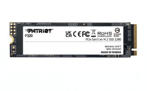 Patriot Dysk SSD 256GB P320 PCIe M.2 Gen3 x4 NVMe 2200/1200MB/s