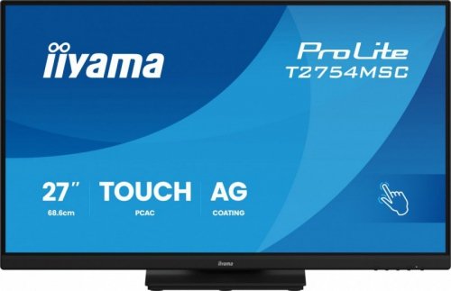 IIYAMA Monitor 27 cali ProLite T2754MSC-B2AG POJ.10PKT.IPS,Powłoka AG, FHD,300cd,2x2W