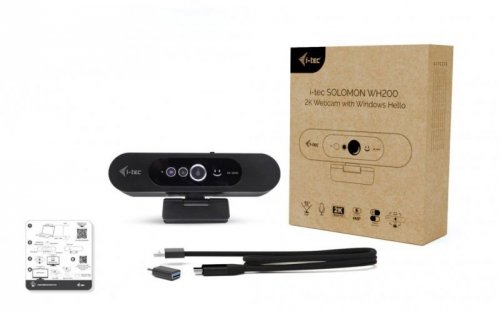 i-tec Kamera SOLOMON WH200 2K Webcam z Windows Hello