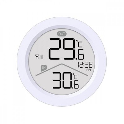 GreenBlue Stacja pogody bezprzewodowa GB162 temperatura IN/OUT, zegar, zasieg do 60 m