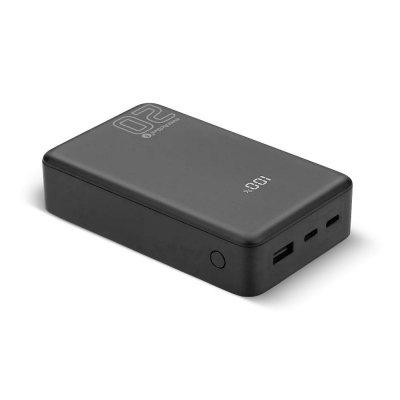 everActive Powerbank 20 000 MAH 2X USB-C 1X USB 20W QC4.0 wyświetlacz LCD