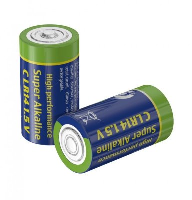 Gembird Bateria alkaiczna LR14 C-Cell, 1.5V, 2 sztuki