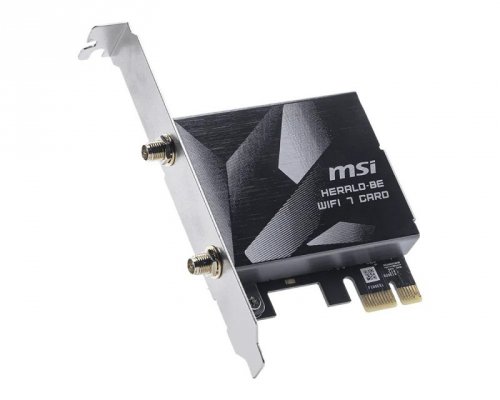MSI Karta sieciowa Herald BE9400 WiFi 7 PCIe