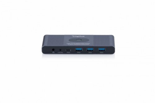 Digitus Przełącznik / Switch KVM HDMI 2x1 | UHD 4K@60Hz | 3x USB-A 3.1 Gen1 | 1x USB-C USB 3.1 Gen1 | Audio | Core Line