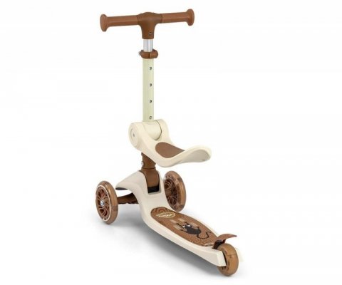 Milly Mally Hulajnoga Scooter Fuzzy Classic beżowa