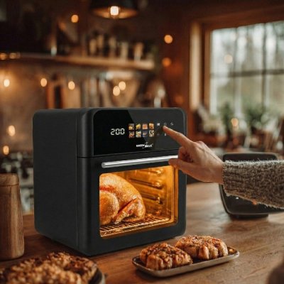 GreenBlue Frytkownica beztłuszczowa Air Fryer GB950 1800 W, 10L