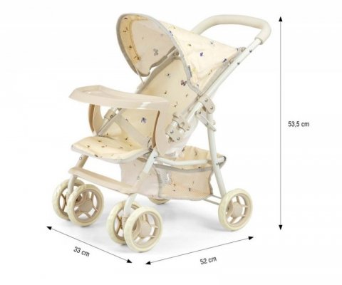 Milly Mally Wózek dla lalek Kate NATURE