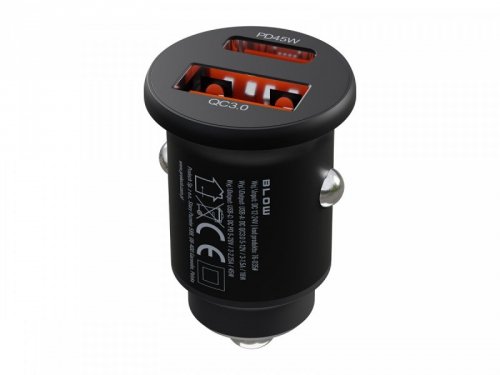 BLOW Ładowarka samochodowa G50B USB-A, USB-C 45W