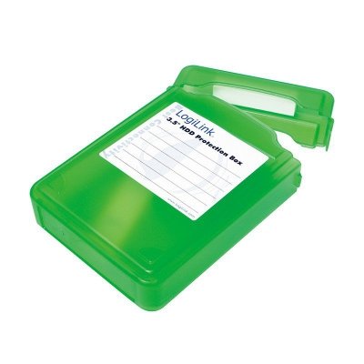 LogiLink Pudełko ochronne do HDD 3.5&#039;, zielone
