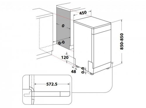 Indesit Zmywarka DSFO3T224ID