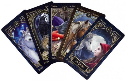 Bicycle Karty FOURNIER Familiars Tarot Lisa Parker