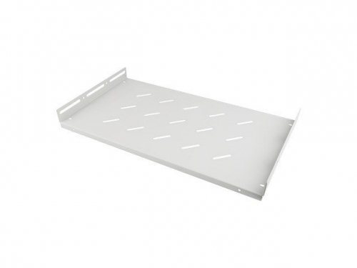 Lanberg Półka do szaf 19cali 1U 27cm/120kg szary AK-1014-S