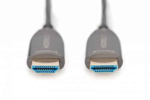 Digitus Kabel połączeniowy hybrydowy AOC HDMI 2.1 Ultra High Speed 8K/60Hz UHD HDMI A/HDMI A M/M 20m Czarny