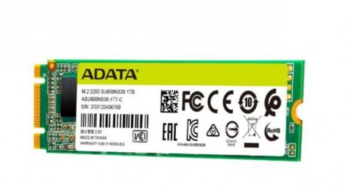 Adata Dysk SSD Ultimate SU650 512G M.2 TLC 3D 2280 SATA