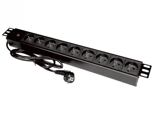 ALANTEC Listwa zasilająca 19 cali 9xCEE 7/5 wtyk CEE 7/7
