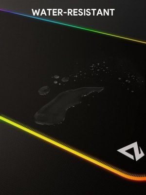 AUKEY KM-P7 RGB XXL gamingowa podkładka pod mysz i klawiaturę | 900x400x4mm | wodoodporna | gumowany spód | aplikacja G-aim Cont