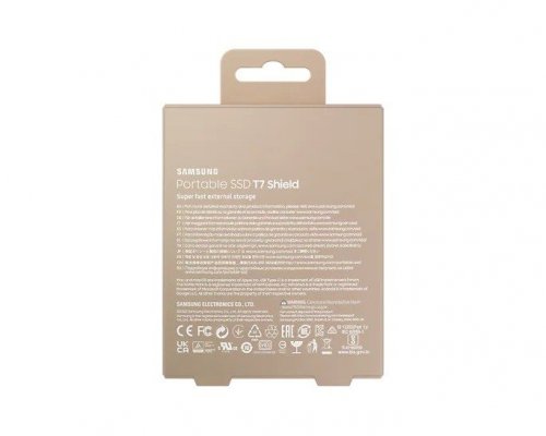 Samsung Dysk SSD T7 Shield 2TB USB 3.2, beżowy