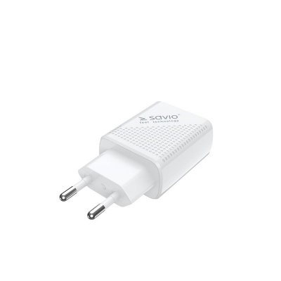 Savio Ładowarka sieciowa USB Quick Charge Power Delivery 3.0 18W +1m kabel USB typ C, LA-05 C