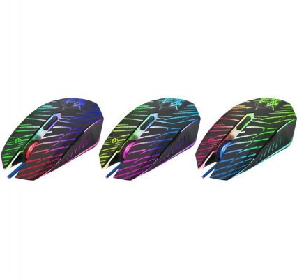 Defender Mysz, myszka  gamingowa przewodowa DARK AGENT GM-590L 12800 dpi 6P