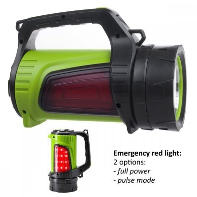 Maclean Latarka akumulatorowa 3w1 szperacz LED USB MCE345