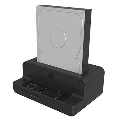 IcyBox Stacja dokująca i klonująca IB-2914MSCL-C31 2,5 cali i 3,5 calina M.2 NVMe