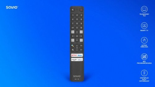 Savio Pilot uniwersalny/zamiennik do TV TCL, Smart TV, RC-15