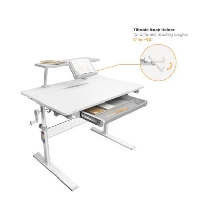Ergo Office Biurko dla dzieci z regulacją wysokości max 40kg ER-483 Szare