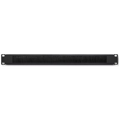Qoltec Przepust szczotkowy do szaf RACK 19 cali | 1U