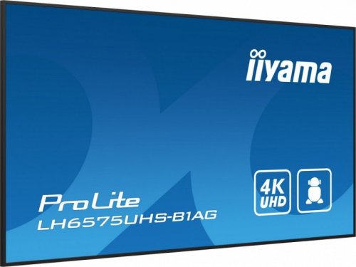IIYAMA Monitor digital signage 65 cali LH6575UHS-B1AG,24/7,IPS,ANDROID.11,4K