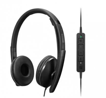 Słuchawki Lenovo Zestaw słuchawkowy Lenovo Wired ANC Gen 2 Teams 4XD1M45627