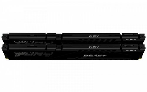 Kingston Pamięć DDR5 Fury Beast 32GB(2*16GB)/6000 CL30 XMP czarna