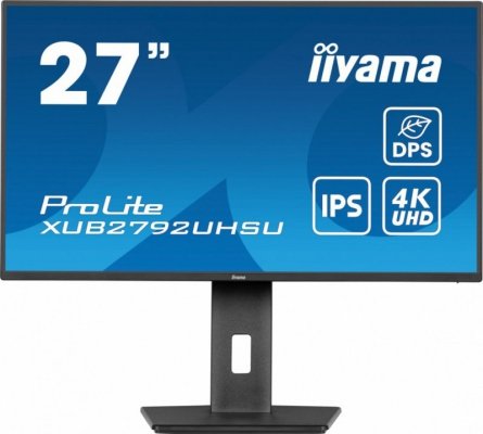 IIYAMA Monitor komputerowy  27 cali XUB2792UHSU-B6,4K,IPS,DP,HDMI,USB-C