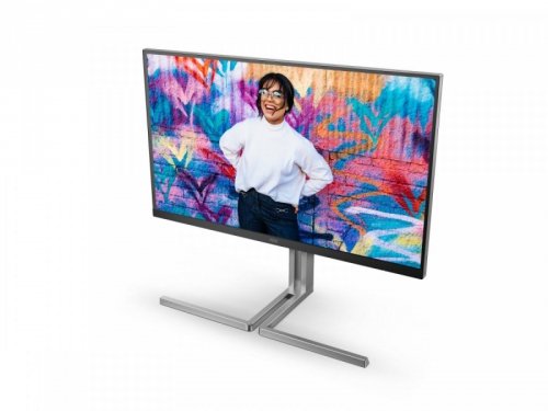  AOC Monitor komputerowy U32U3CV 31.5 cala Nano IPS 4K HDMIx2 DP USB-C RJ45 KVM Pivot Głośnik