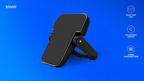 Savio Stopki do laptopa czarne PB-04