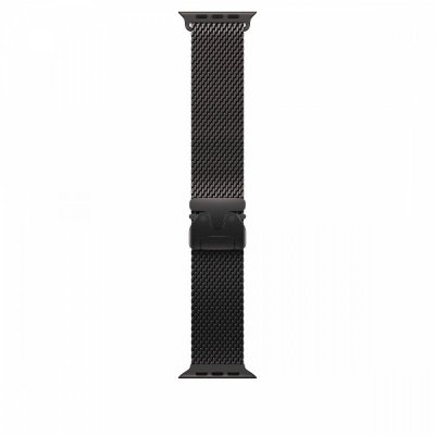 Apple Bransoleta mediolańska z tytanu w kolorze czarnym do koperty 49 mm - rozmiar S