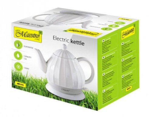 Feel-Maestro Ceramiczny czajnik elektryczny 1,2l  1200W MR-070
