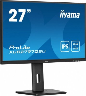 IIYAMA Monitor 27 cali XUB2797QSU-B2 IPS,HDMI,DP,100Hz,QHD,300cd /5y/