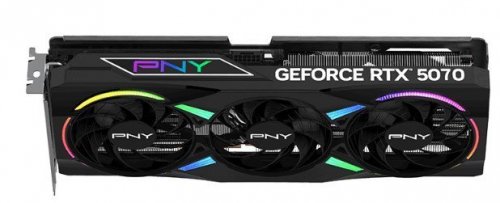 PNY Karta graficzna GeForce RTX5070 OC ARGB 3F 12GB 192-bit 672GB/s
