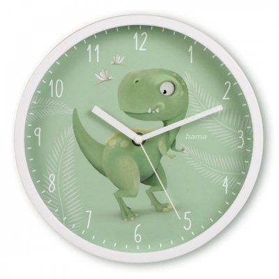 Hama Zegar ścienny Dino dziecięcy 25cm