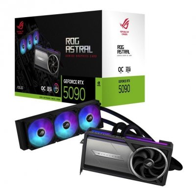 Asus Karta graficzna GeForce RTX 5090 ROG ASTRAL LC GAMING OC 32GB GDDR7 512BIT