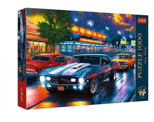 Trefl Puzzle 1000 elementów Nocna przejażdżka samochody