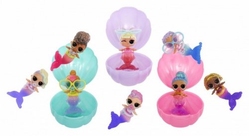 MGA Lalka L.O.L. Surprise Mermaids Baby Sisters display 12 sztuk