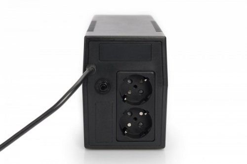 Digitus UPS Line-Ineractive LED BASIC, 600VA/360W, 1x12V/7Ah, AVR, 2x Schuko CEE 7/3