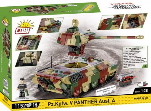 Cobi Klocki Klocki Pz.Kpfw.V Panther Ausf.A 1152 klocki