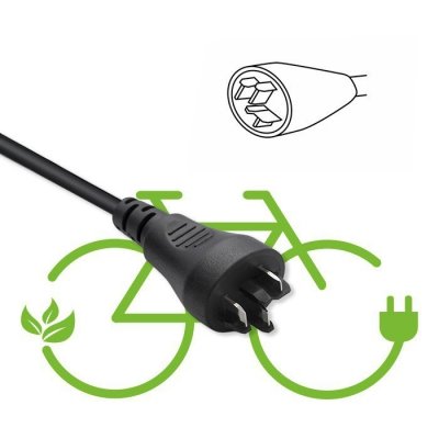 Qoltec Ładowarka Pro do roweru Bosch 36V | 42V | 2A | Bosch plug |      wodoodporna + kabel zasilający