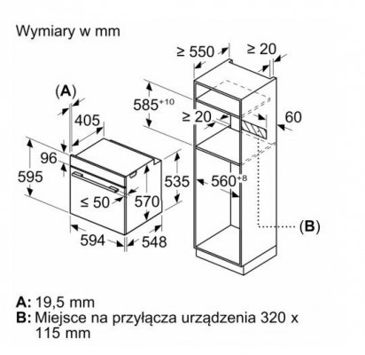 Bosch Piekarnik HBA534ES3