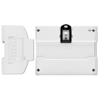 Qoltec Trójfazowy dwukierunkowy elektroniczny licznik | miernik zużycia energii na szynę DIN | 400V | 100A | LCD | 4P