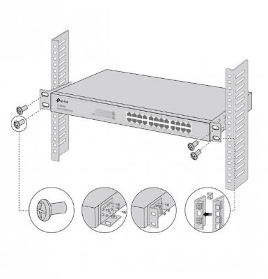 TP-LINK Zestaw montażowy Omada Rack, Screws 22×43.9×42 mm