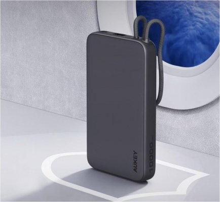 AUKEY PB-Y53P PowerBank | 10000mAh | 22.5W | 4xUSB | kabel USB-C